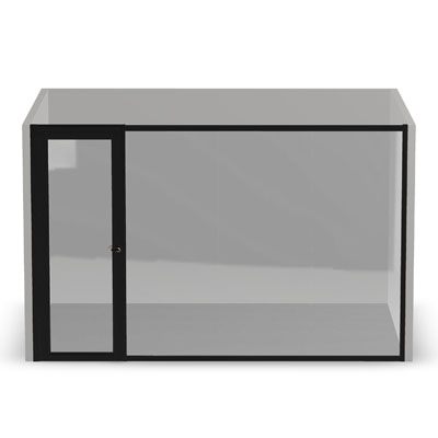 14' Frameless Front and Swing Door
