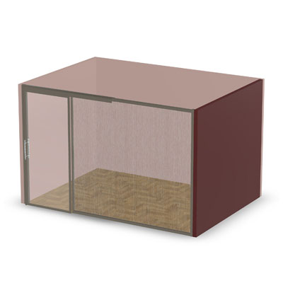 14' Frameless Front and Sliding Door