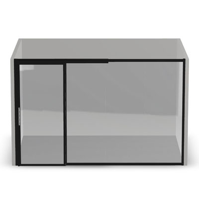 14' Frameless Front and Sliding Door