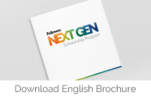 Image of the English Next Gen Scholarship Brochure