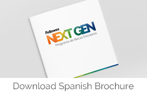 Image of the Spanish Next Gen Scholarship Brochure